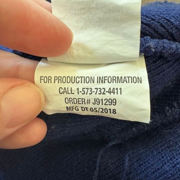 Boy Scouts Cub Scouts Yellow Navy Blue Knit Beanie w/ Ear Covers Youth Size - Picture 6 of 7